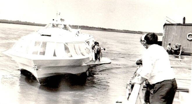 На Уватской пристани (1980-е годы).
