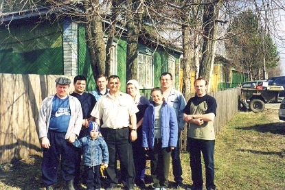 На субботнике  (2003 г.).